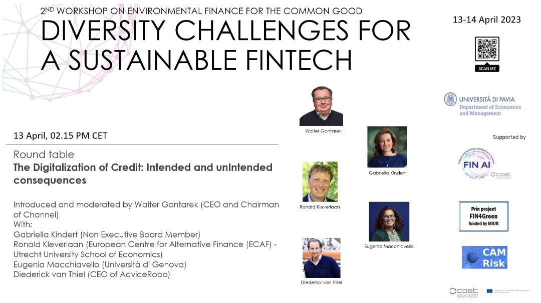 Diversity challenges for a sustainable Fintech