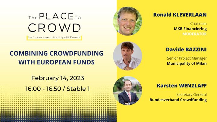 Europees crowdfunding congres Parijs 14 feb