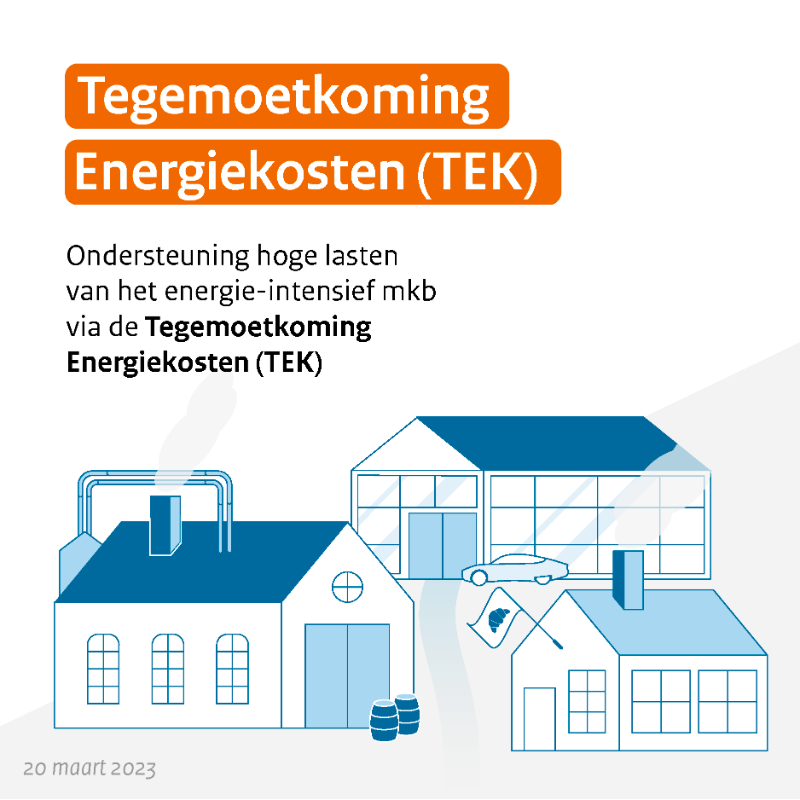 TEK-regeling open voor ondernemers