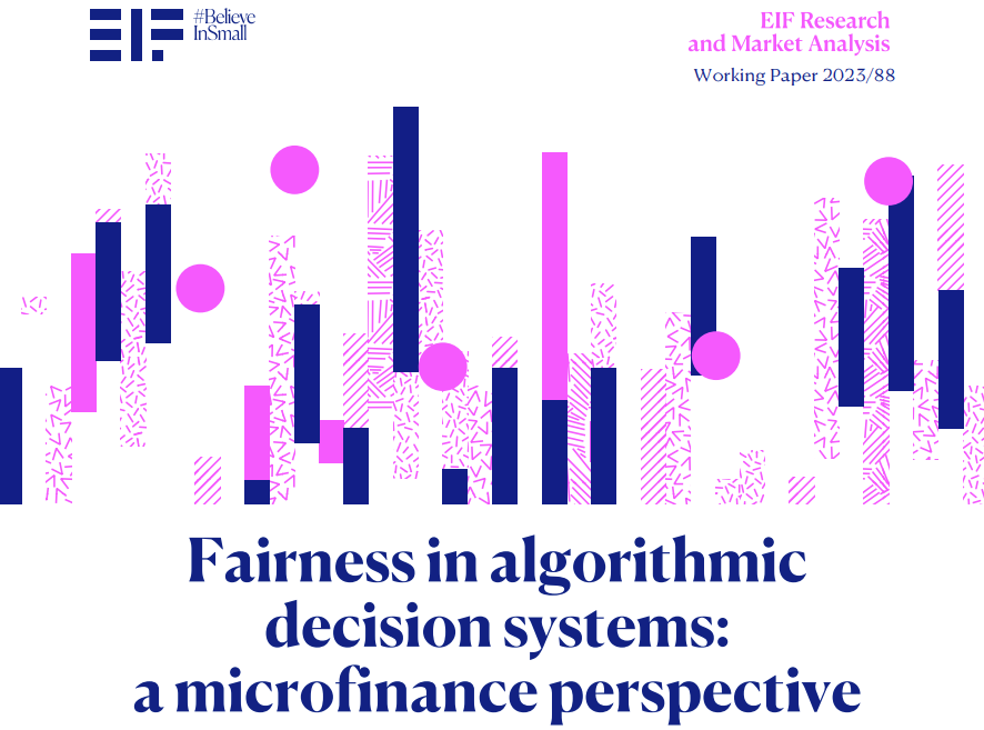 EIF rapport met randvoorwaarden voor "Fair AI" voor microkrediet